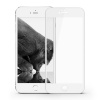 Szkło Hartowane Glass Premium Tempered Comma z Ramką Apple iPhone 6 6S Białe